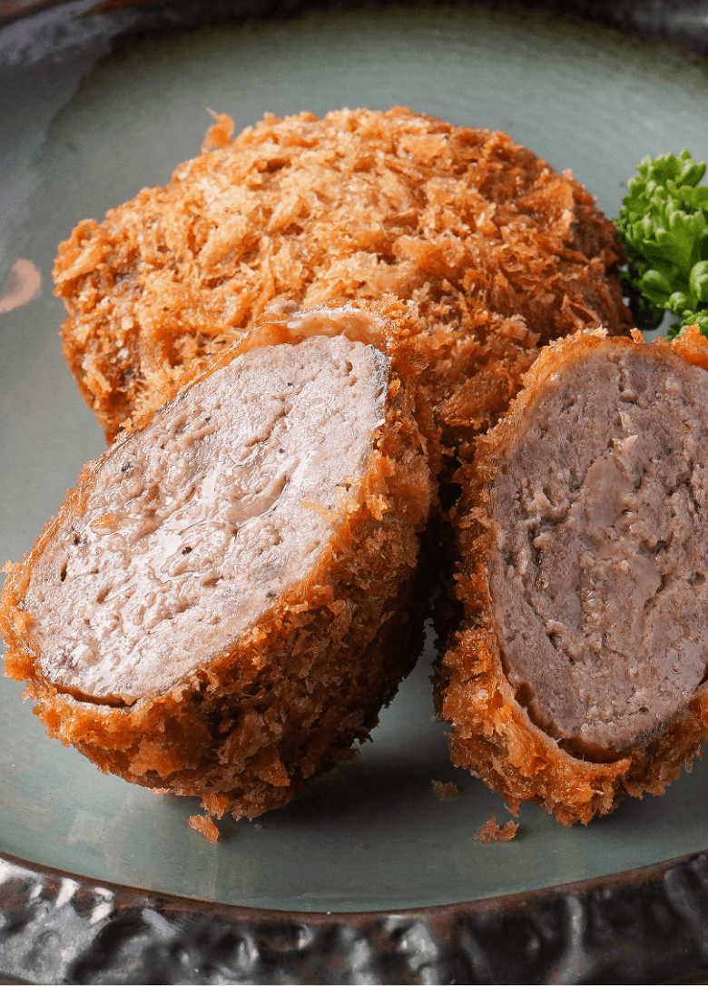 炸和牛漢堡排定食