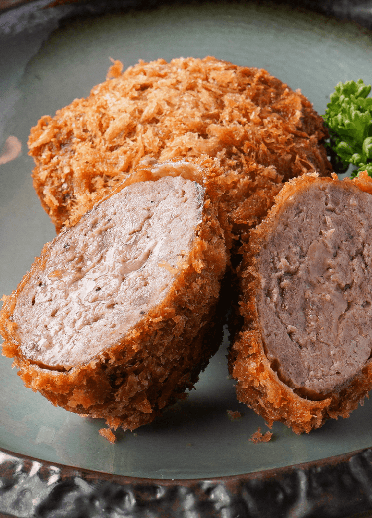 炸和牛漢堡排定食