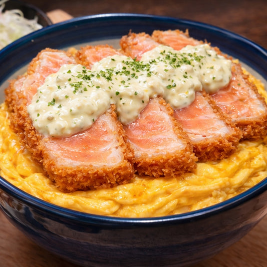 黃金半熟鮭魚蛋蓋飯