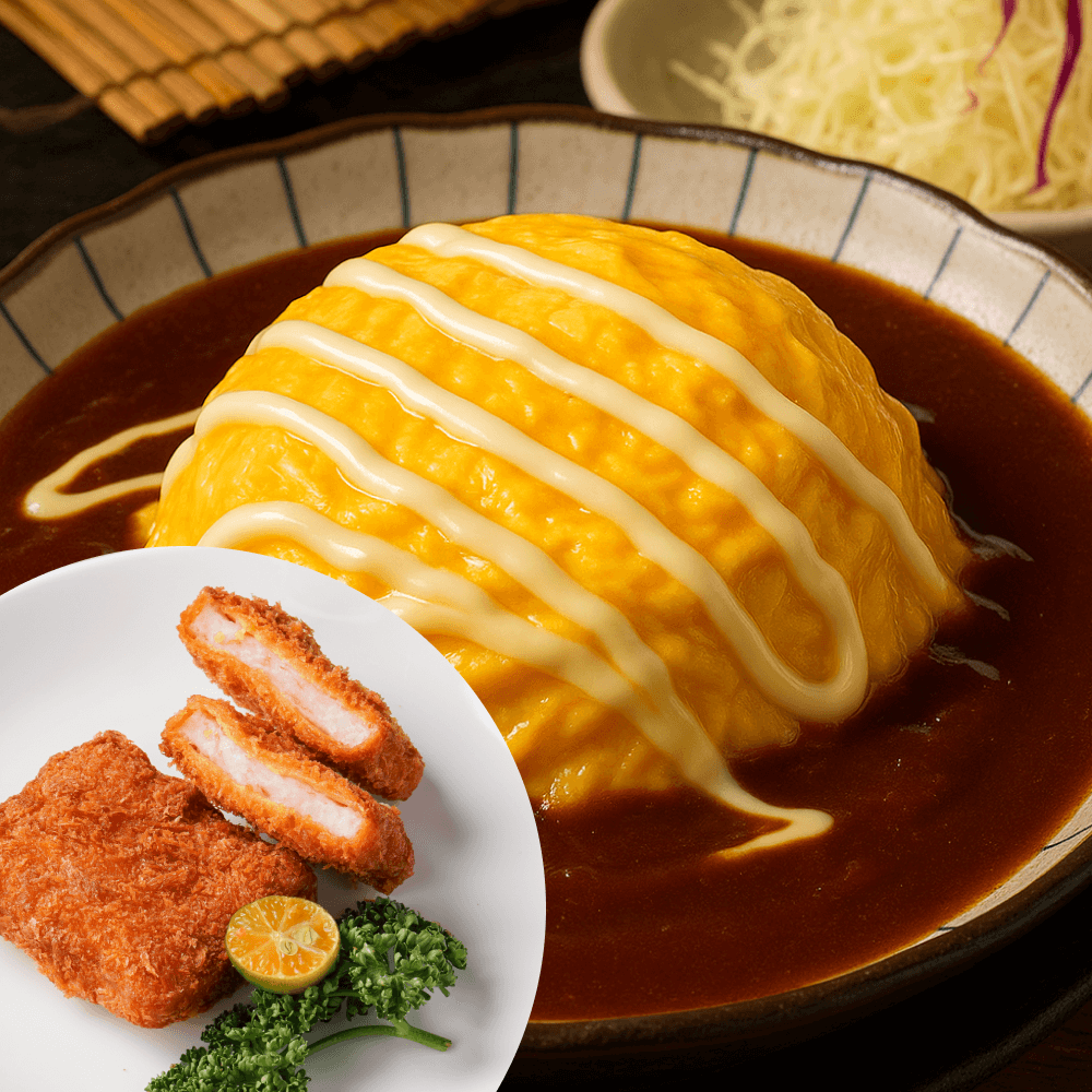 蝦餅蛋蓋飯(2p)