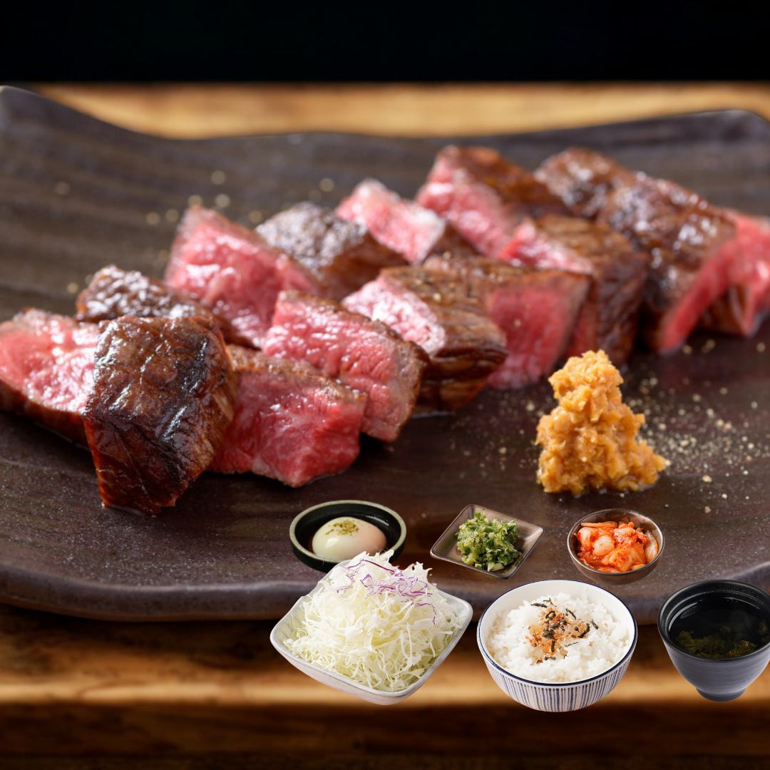 (燒)霜降和牛定食 (大)