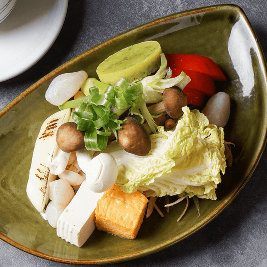 Single vegetable plate