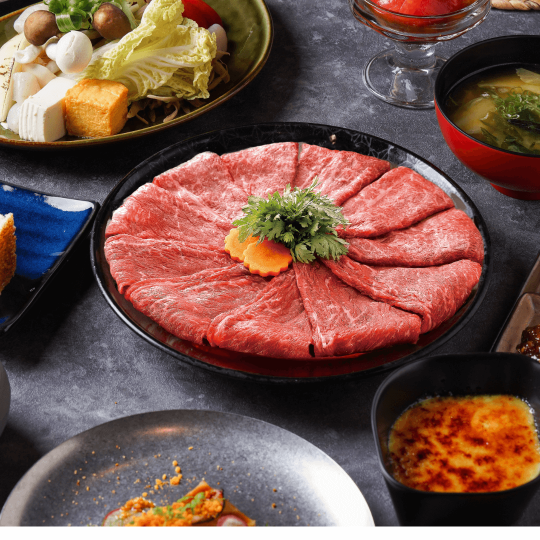日本和牛梅花壽喜燒御膳 (小)