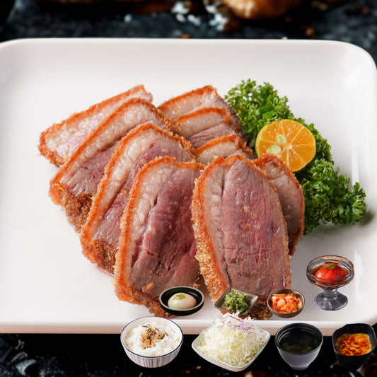 金黃櫻桃鴨胸定食 (大)