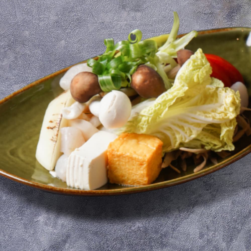 野菜盛合,手工麵