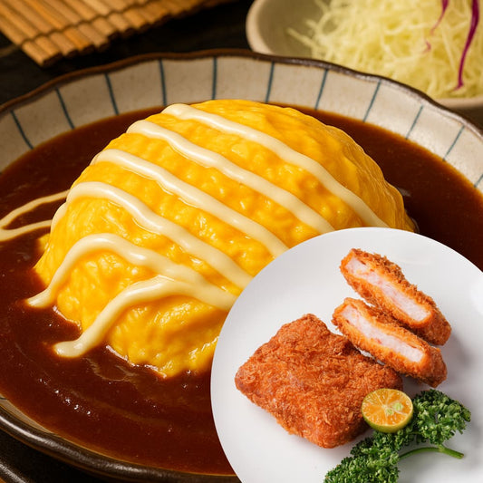 蝦餅蛋蓋飯