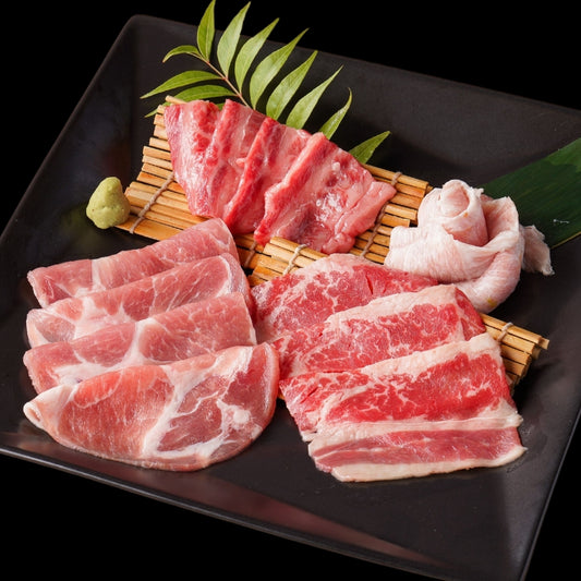和牛豚豬燒肉盛