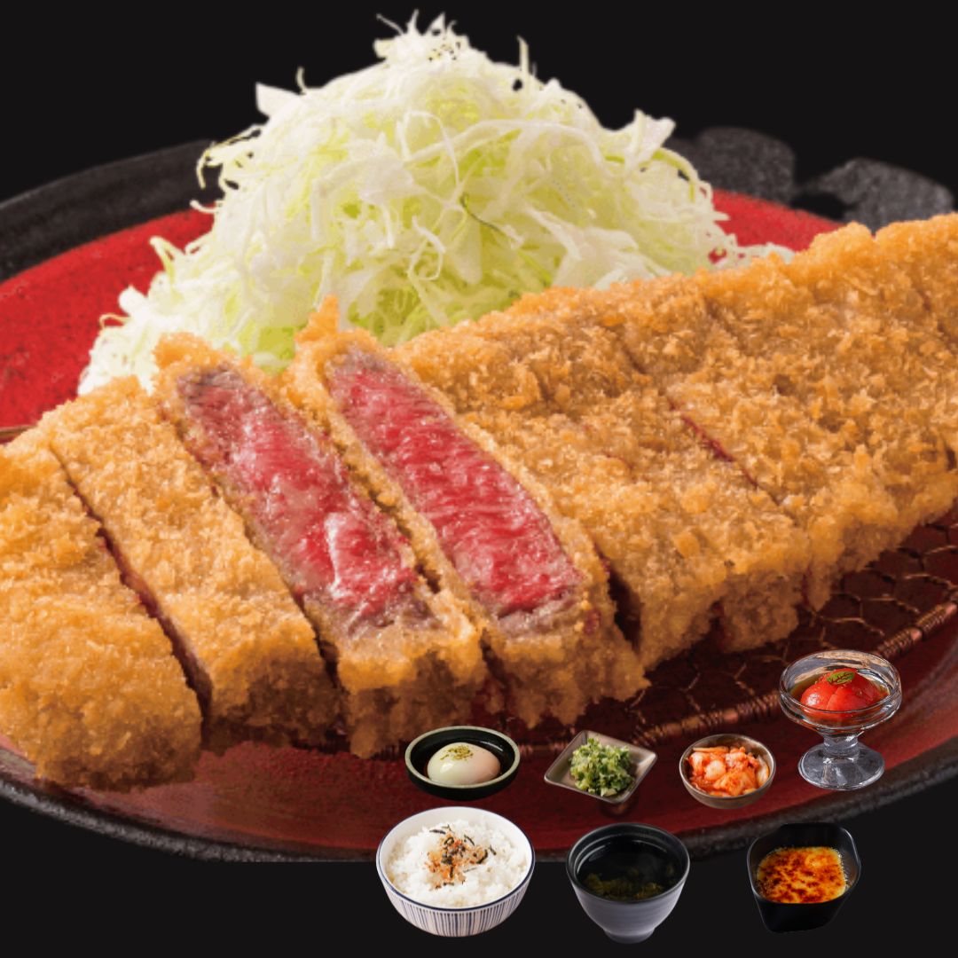 元祖厚炸和牛定食 (大)