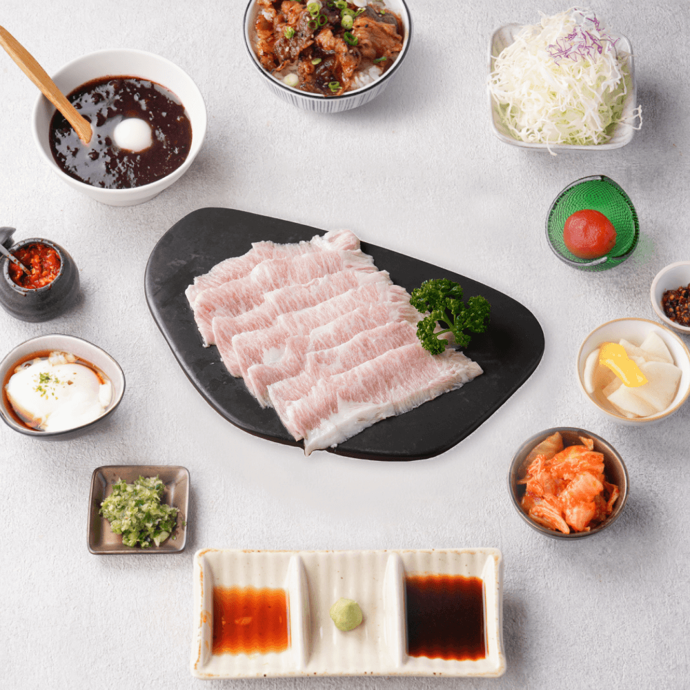 盤克夏松阪豬燒肉