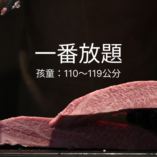 一番放題 孩童110